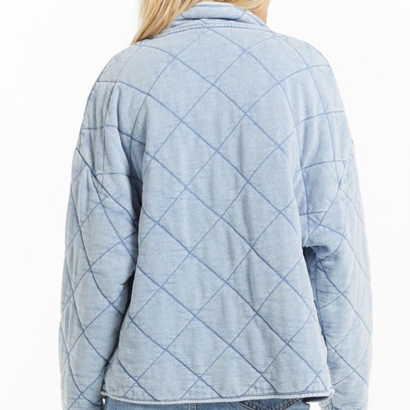 Maya Knit denim jacket WASHED INDIGO - Picture 4 of 6